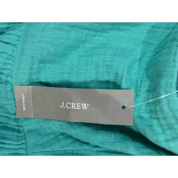 J.Crew Squareneck Gauze Mini Dress in Green, XXS - Picture 9 of 12